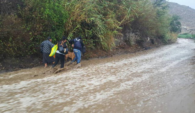 Huayco inunda 60 viviendas y destruye 15 hectáreas de cultivo en Yungay