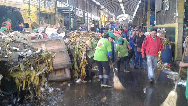 La Victoria: comerciantes realizarán limpieza en Mercado Mayorista de Frutas 