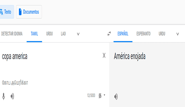 Google Translate: traductor se burla de la 'Copa América' y enoja a miles de hinchas del fútbol [FOTOS]