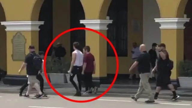 Shawn Mendes pasea por las calles del Centro de Lima antes de su concierto