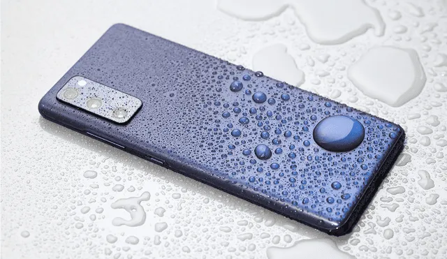 El Galaxy S20 FE posee resistencia al agua IP68. | Foto: Samsung