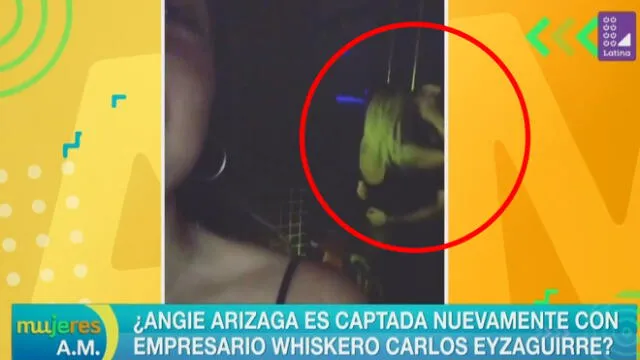 Captan a Angie Arizaga muy cariñosa con empresario Carlos Eyzaguirre [VIDEO]
