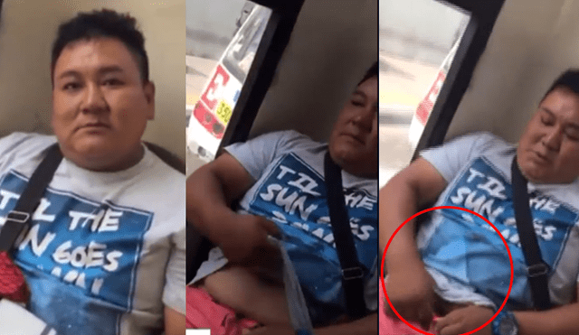 Hombre amenazó con bajarse los pantalones al ser increpado por acosar dentro de bus