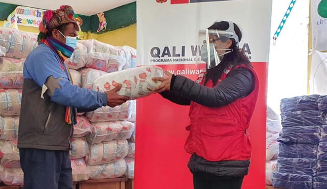 Programa social entregó alimentos en 225 comunidades de Cusco. Foto: Midis