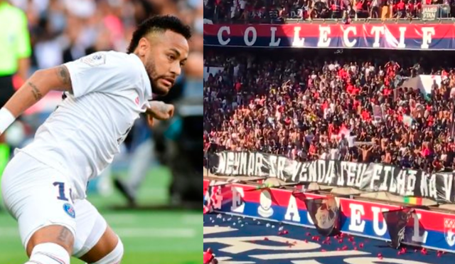 Neymar: hinchas del PSG lo silban, insultan y preparan pancarta.