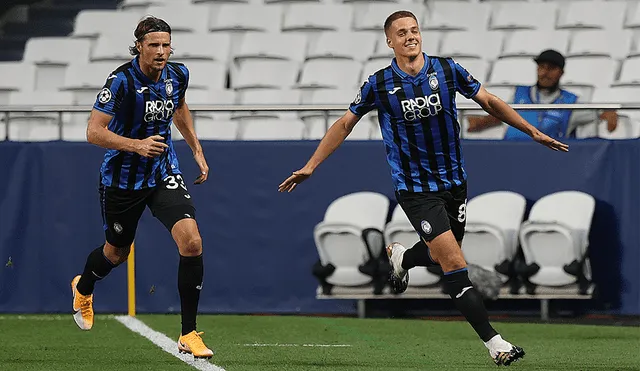 Mario Pasalic remató con libertad dentro del área y marcó el 1-0 del Atalanta vs. PSG. | Foto: AFP
