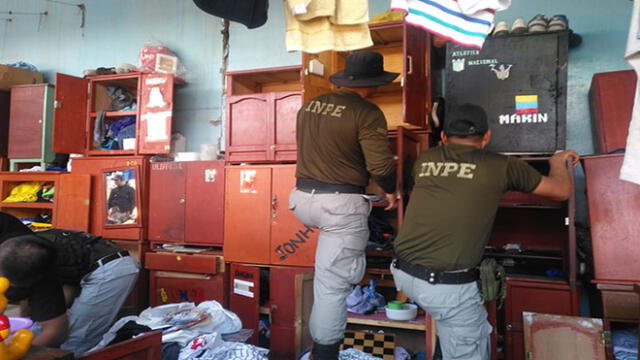 Operativo se realizó el último jueves en el penal de Tacna