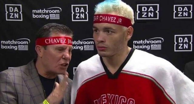 Recientemente, la leyenda del boxeo Julio Cesar Chavez señaló que su hijo "anda todo drogado".