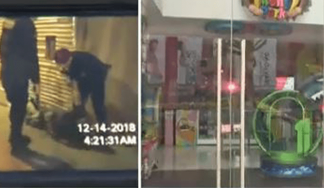 Cercado de Lima: delincuentes asaltan local de juegos mecánicos frente a estación de Metropolitano [VIDEO]