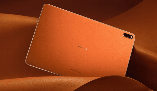 El Huawei MatePad Pro está disponible en color naranja.