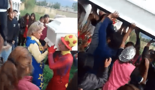 Facebook Viral: Despiden con canción de 'Hora loca' a payaso en cementerio de Huancayo
