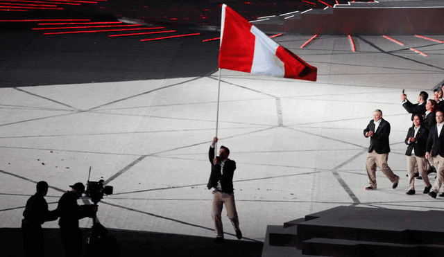 Delegación peruana en la ceremonia inaugural de los Juegos Panamericanos Lima 2019. | Foto: GLR