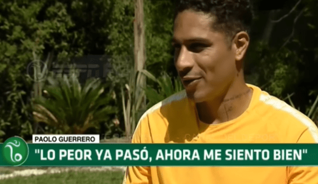 Paolo Guerrero: "Espero seguir brindando alegrías al Perú"