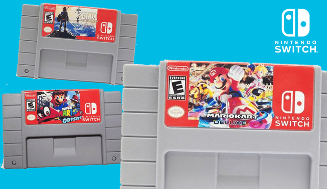 Ahora puedes guardar tus juegos de Nintendo Switch en cartuchos de Super Nintendo [FOTOS]
