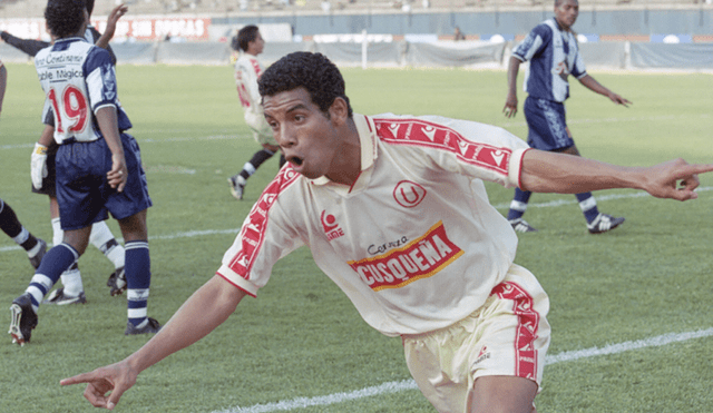 Piero Alva recuerda el gol que hizo con Universitario a Alianza Lima en Matute. | Foto: Walter Hupiu - GLR