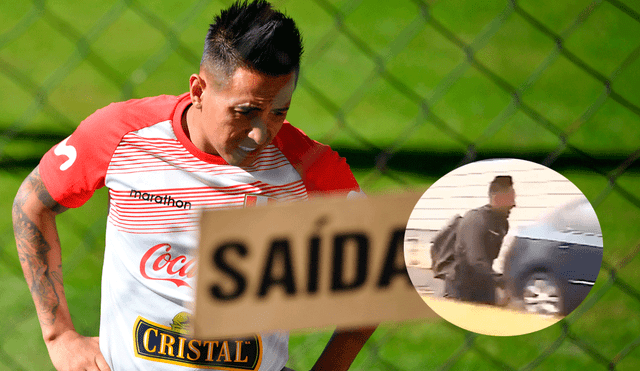 Christian Cueva hace travesuras en el aeropuerto - selección peruana.