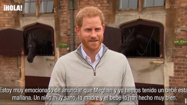 Príncipe Harry y el tierno gesto por el nacimiento de su primer hijo