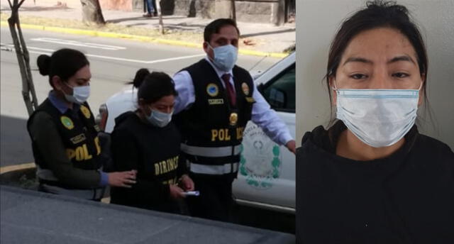Mujer fue detenida tras cobrar dinero de depositaron las víctimas, por la supuesta compra de oxígeno medicinal.