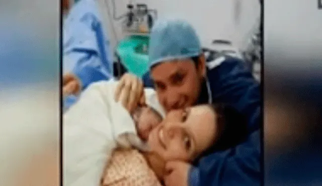 Denuncian cambio de bebé en conocida clínica de San Borja [VIDEO]