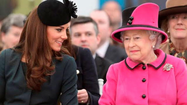 Duques de Sussex, Kate Middleton, Reina Isabel
