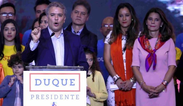 Colombia: Duque dice que aspira a ser el presidente que una al país