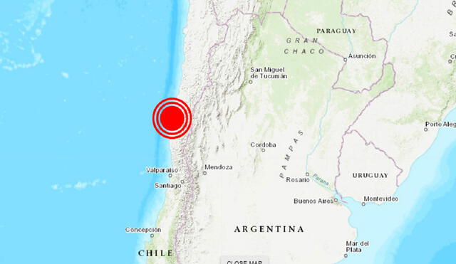 En Chile no se confirmaron personas lesionadas y tampoco en Colombia. Foto: USGS