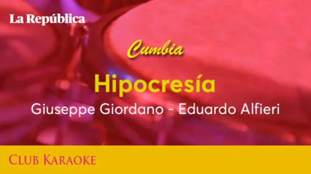Hipocresía, Giuseppe Giordano – canción de Eduardo Alfieri