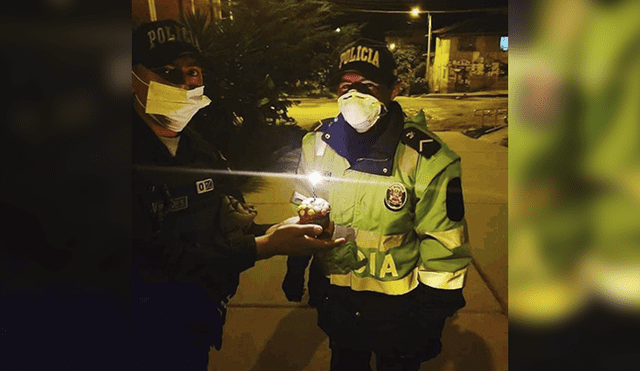 policia coroanvirus cumpleaños toque de queda