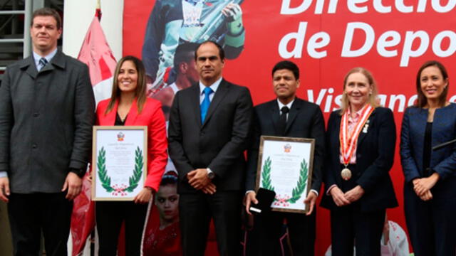 ¡Orgullo peruano! Alexandra Grande y Jesús Altamirano recibieron Laureles Deportivos