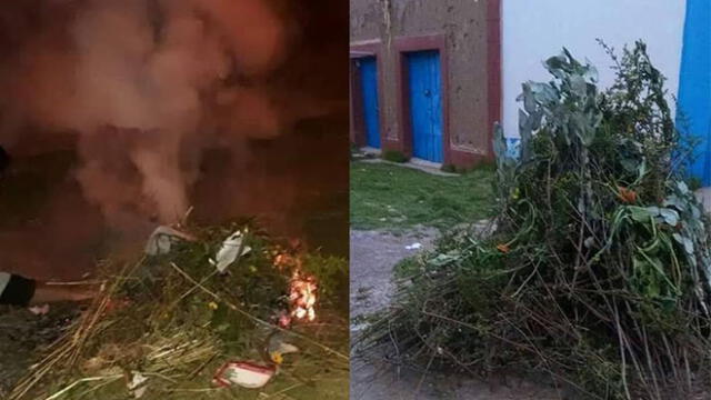 En localidad de Puno, utilizan hierbas para desinfectar sus viviendas.