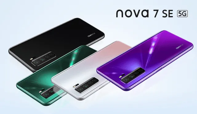Lanzamiento oficial del nuevo Nova 7 SE 5G.
