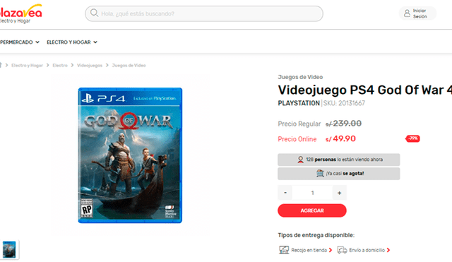 God of War de PS4 con increíble oferta por el Cyber Monday