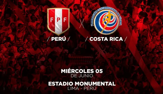 Ver EN VIVO Perú vs. Costa Rica: A qué hora y dónde ver el partido amistoso