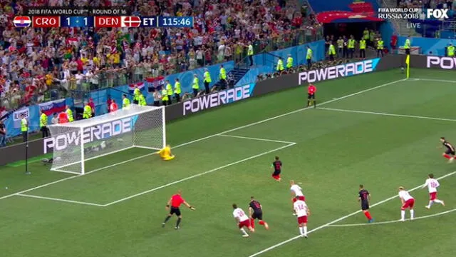 Croacia vs Dinamarca: Schmeichel le atajó un penal a Modric en tiempo suplementario | VIDEO