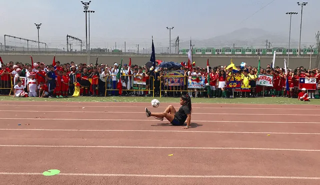 Mishell Loli: de practicar freestyle fútbol en los semáforos a representar al Perú en el torneo más importante. Foto: @moonchildvisual