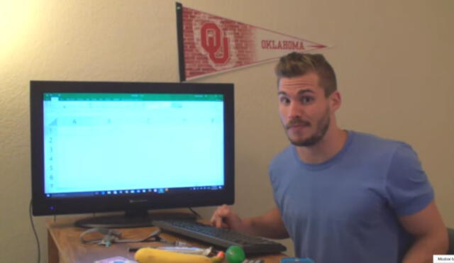 YouTube: joven puso a prueba a las filas de Excel | VIDEO