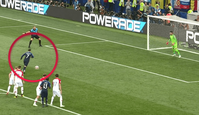 Francia vs Croacia: gol de penal de Griezmann para el 2-1 [VIDEO]