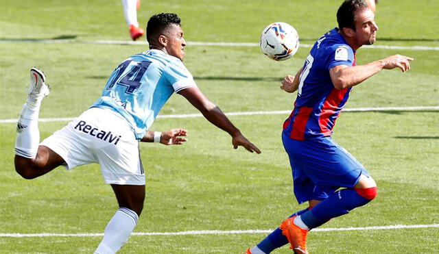 Tapia fue titular en el empate 0-0 ante Eibar por la primera fecha de LaLiga Santander. Foto: EFE.