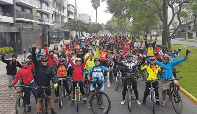 Con bicicleteada se celebró el “Día Mundial de la Bicicleta” en Surco