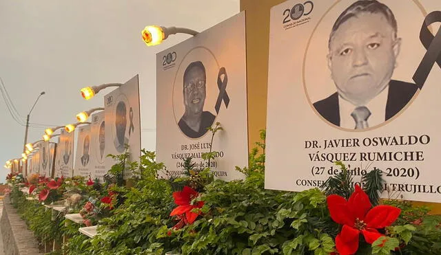 CMP homenajea a galenos que dieron su vida luchando contra la COVID-19. Foto: Raúl Egusquiza - URPI