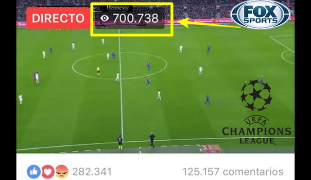 Facebook transmitirá en vivo la Champions League tras acuerdo con Fox Sports 