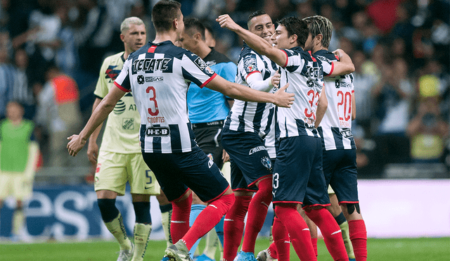 Monterrey venció 2-1 al América en la final de ida del Torneo Apertura 2019 de la Liga MX. | Foto: AFP