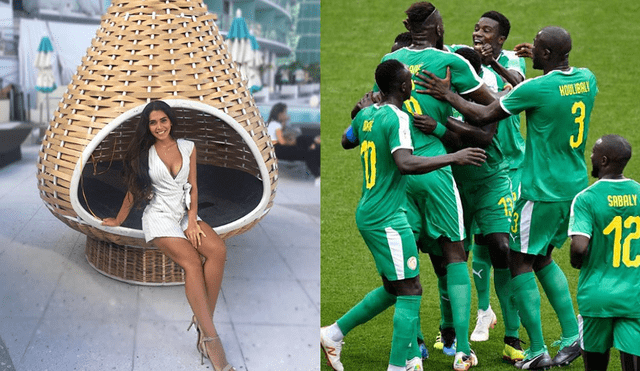 Rusia 2018: Vania Bludau alentó a Senegal por curiosa razón [VIDEO]