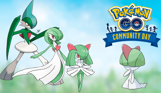 Conoce la hora para el Community Day de Ralts en Pokémon GO. Tabla de IV, cómo capturar su versión shiny y la diferencia de Gardevoir y Gallade.