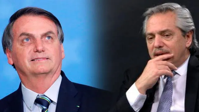 Jair Bolsonaro y Alberto Fernández mantienen una relación tensa por sus diferencias políticas. Foto: Composición