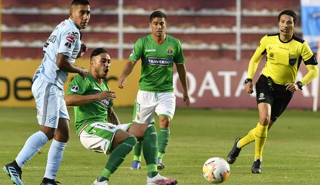 Bolívar juega como local ante Audax Italiano en el estadio Hernando Siles. Foto: AFP