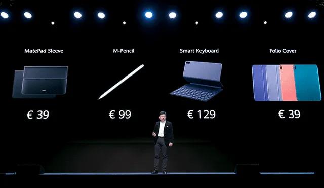 Accesorios oficiales para el Huawei MatePad Pro 5G.