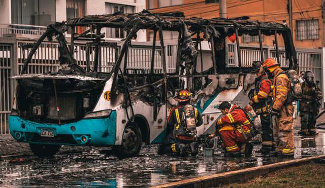 Incendio en San Miguel se produjo esta tarde. Foto: Miguel Ángel Gonzalez