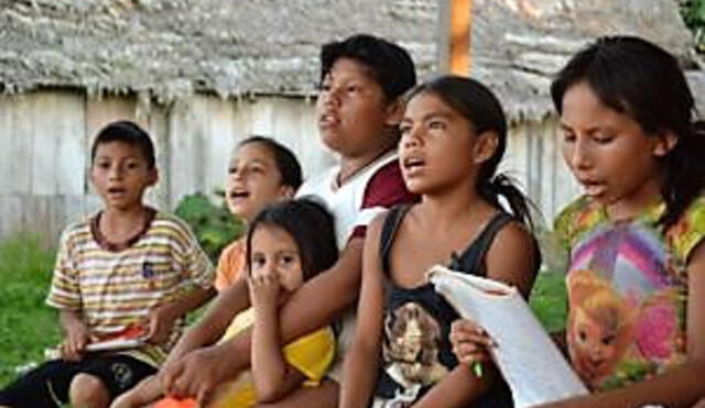 Niños amazónicos. Foto: Signisalc.org