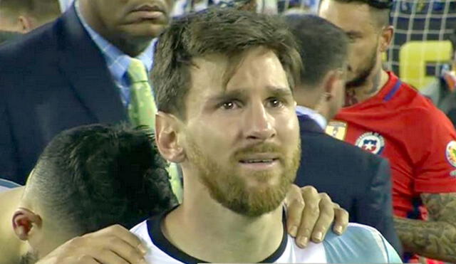 Lionel Messi ha expresado muchas veces su desazón luego de perder definiciones importantes con su selección. Foto: Agencias.